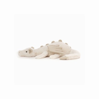 Jellycat Snow Dragon New Zealand | EULJV4362